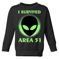 I Survived Area 51 Toddler Sweatshirt