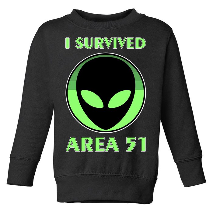 I Survived Area 51 Toddler Sweatshirt