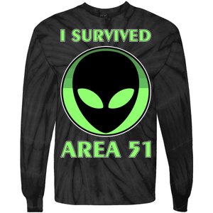 I Survived Area 51 Tie-Dye Long Sleeve Shirt