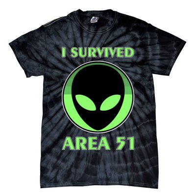 I Survived Area 51 Tie-Dye T-Shirt