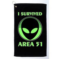 I Survived Area 51 Golf Towel