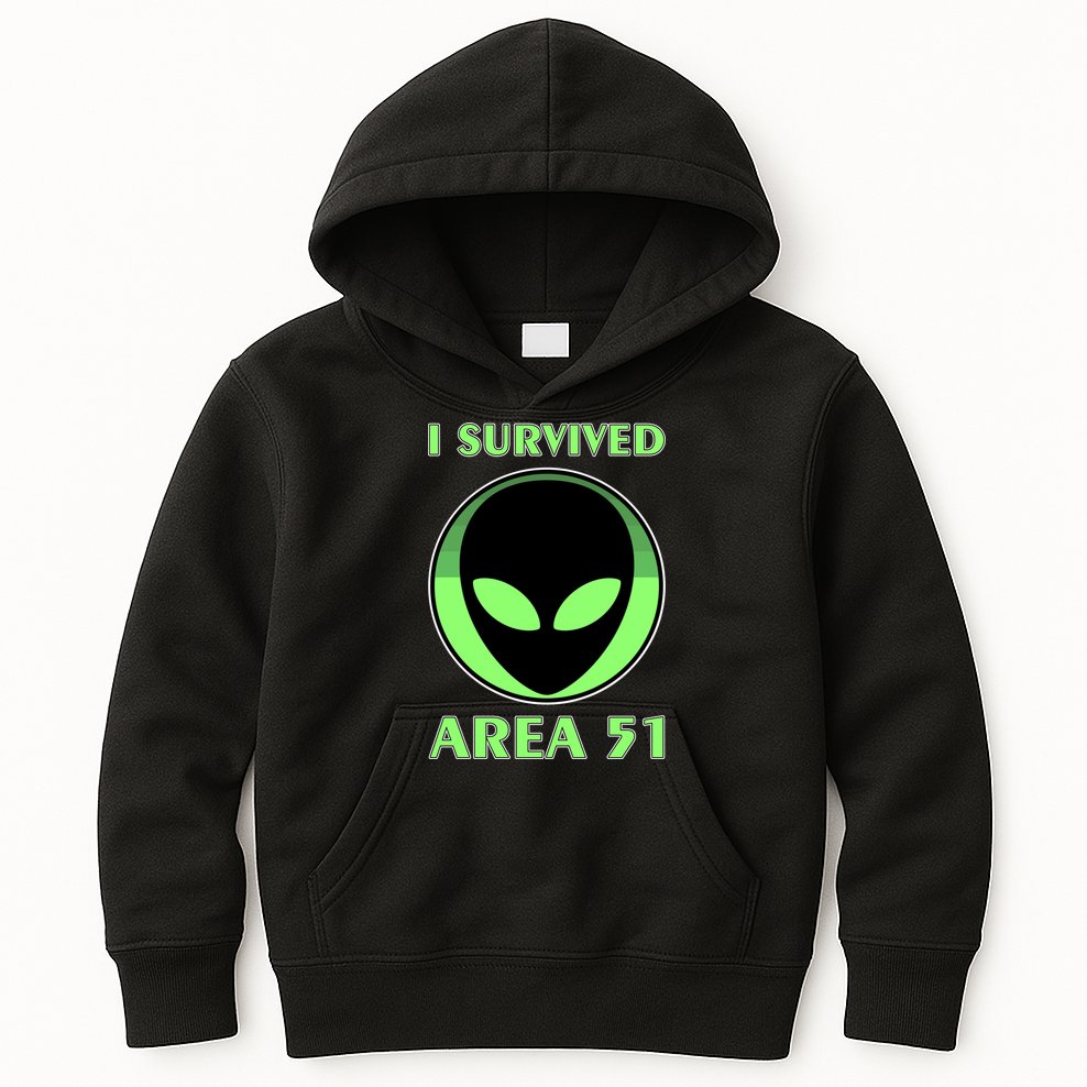 I Survived Area 51 Kids Hoodie