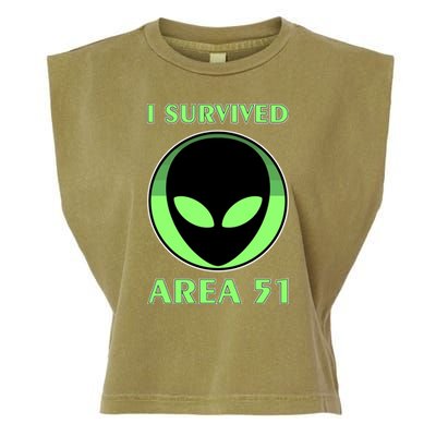 I Survived Area 51 Garment-Dyed Women's Muscle Tee