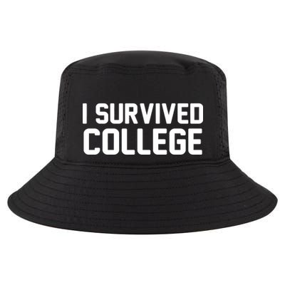 I Survived College Cool Comfort Performance Bucket Hat