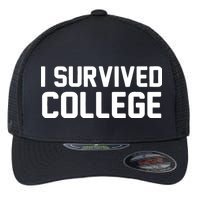 I Survived College Flexfit Unipanel Trucker Cap