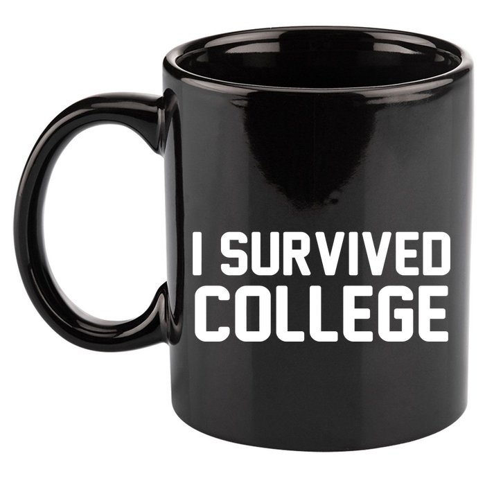 I Survived College 11oz C Handle Ceramic Mug