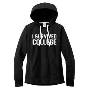 I Survived College Women's Fleece Hoodie