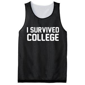 I Survived College Mesh Reversible Basketball Jersey Tank