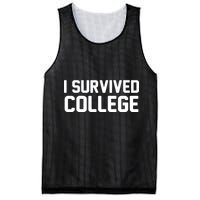I Survived College Mesh Reversible Basketball Jersey Tank