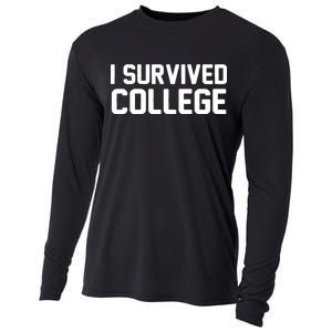 I Survived College Cooling Performance Long Sleeve Crew