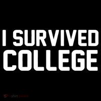 I Survived College Wool Snapback Cap