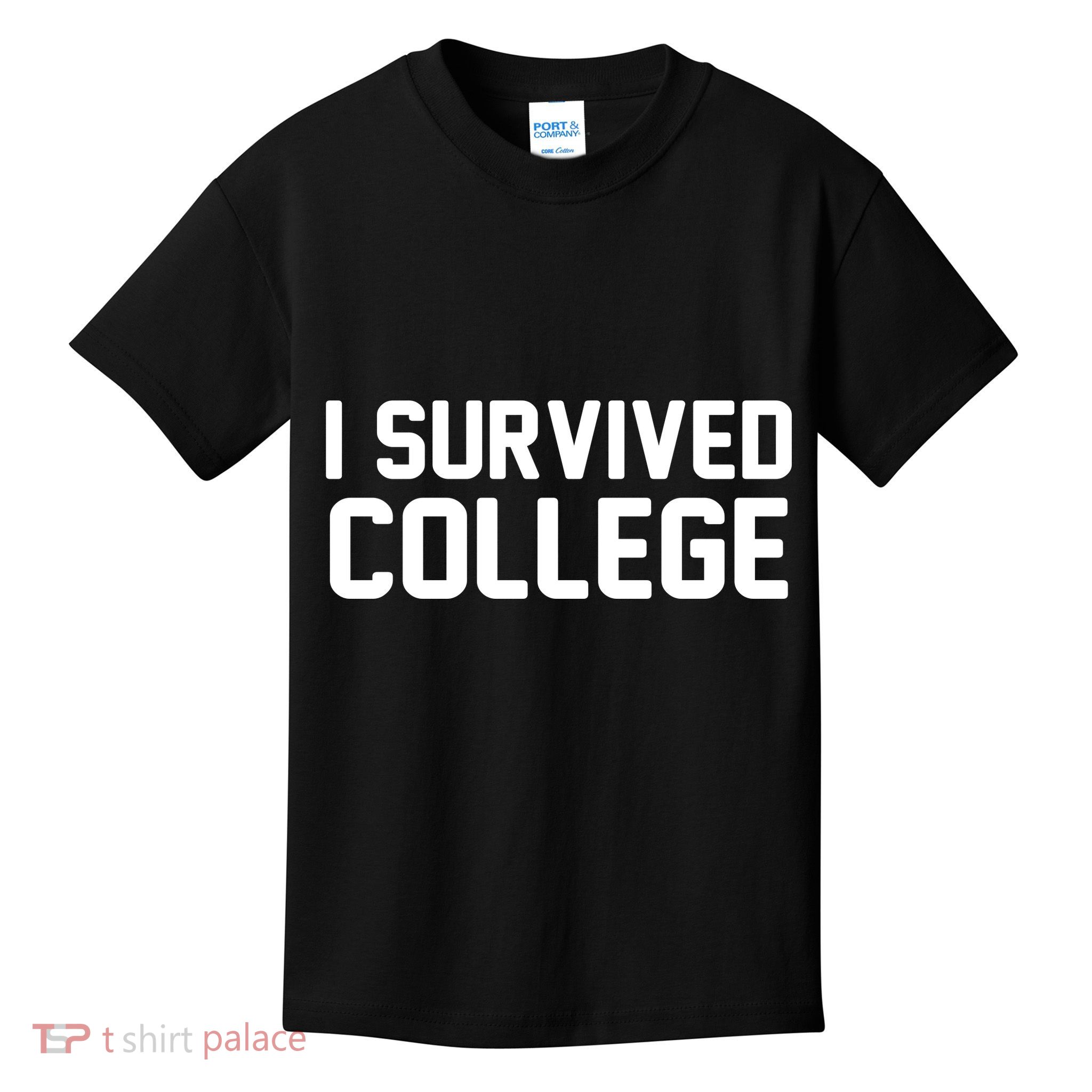 I Survived College Kids T-Shirt