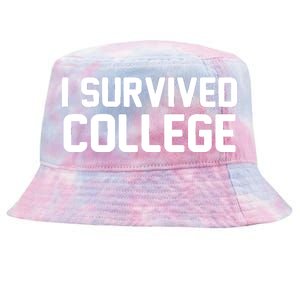 I Survived College Tie-Dyed Bucket Hat