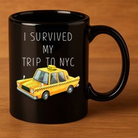 I Survived My Trip To NYC 11oz C Handle Ceramic Mug
