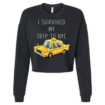 I Survived My Trip To NYC Cropped Pullover Crew
