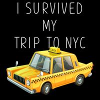 I Survived My Trip To NYC Cropped Pullover Crew
