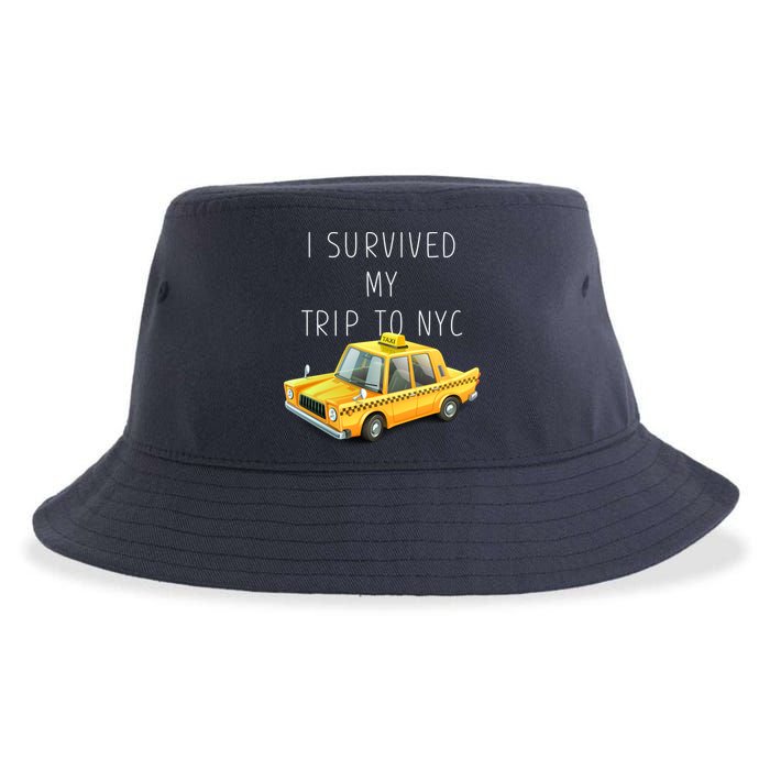 I Survived My Trip To NYC Sustainable Bucket Hat