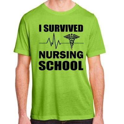 I Survived Nursing School Adult ChromaSoft Performance T-Shirt