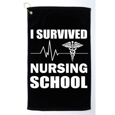 I Survived Nursing School Golf Towel