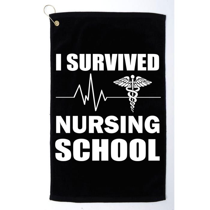 I Survived Nursing School Golf Towel