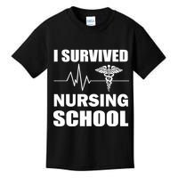 I Survived Nursing School Kids T-Shirt