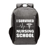 I Survived Nursing School Vector Backpack