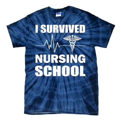 I Survived Nursing School Tie-Dye T-Shirt