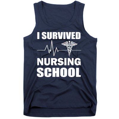 I Survived Nursing School Tank Top