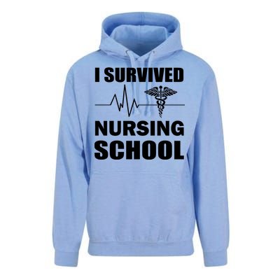 I Survived Nursing School Unisex Surf Hoodie