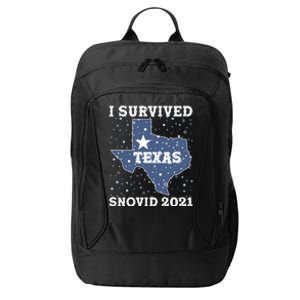 I Survived Snovid 2021Texas Snowstorm City Backpack