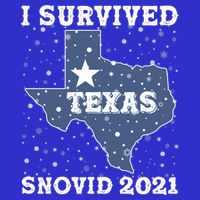 I Survived Snovid 2021Texas Snowstorm 16 in Basic Backpack