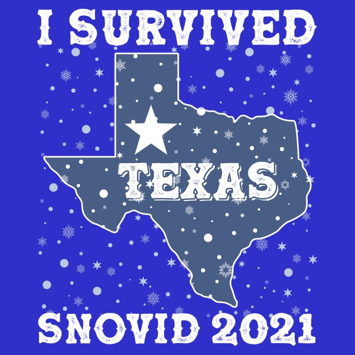 I Survived Snovid 2021Texas Snowstorm 16 in Basic Backpack