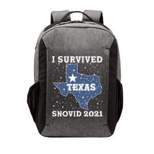 I Survived Snovid 2021Texas Snowstorm Vector Backpack