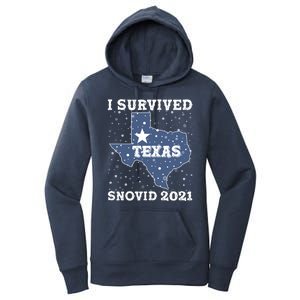 I Survived Snovid 2021Texas Snowstorm Women's Pullover Hoodie