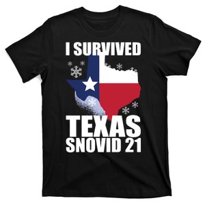 I Survived Texas Snow Storm Blizzard Snovid 21 T-Shirt