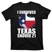 I Survived Texas Snow Storm Blizzard Snovid 21 T-Shirt