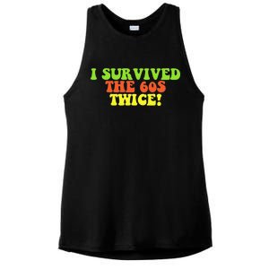 I Survived The 60s Twice Ladies PosiCharge Tri-Blend Wicking Tank