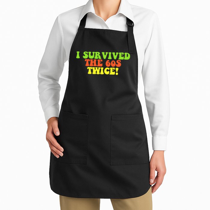 I Survived The 60s Twice Apron