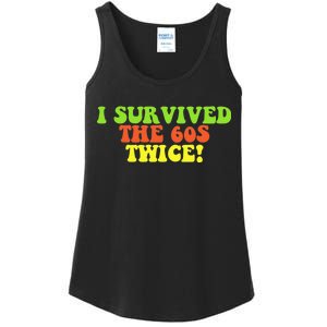 I Survived The 60s Twice Ladies Essential Tank