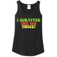 I Survived The 60s Twice Ladies Essential Tank