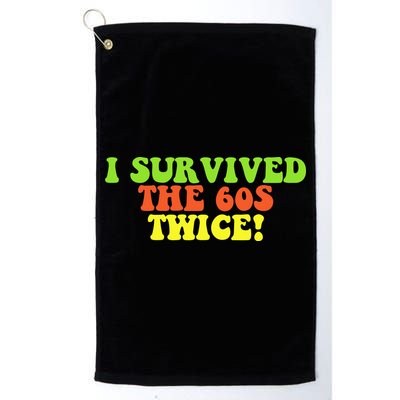I Survived The 60s Twice Golf Towel