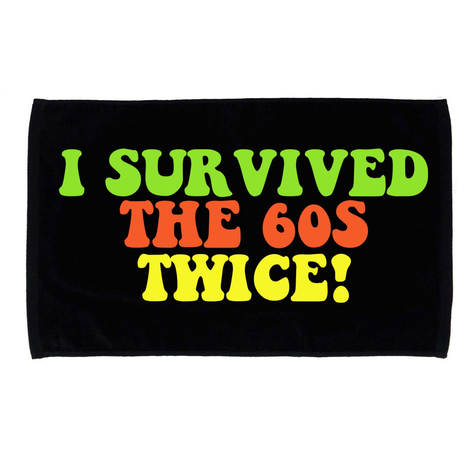 I Survived The 60s Twice Microfiber Hand Towel