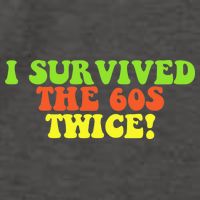 I Survived The 60s Twice Vector Backpack