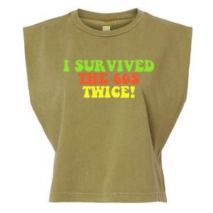 I Survived The 60s Twice Garment-Dyed Women's Muscle Tee