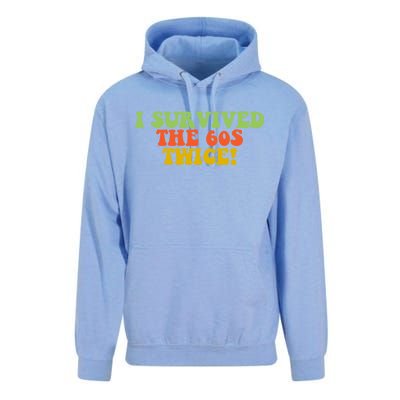 I Survived The 60s Twice Unisex Surf Hoodie