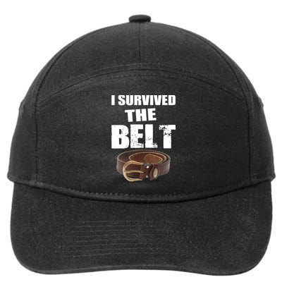 I Survived The Belt 7-Panel Snapback Hat