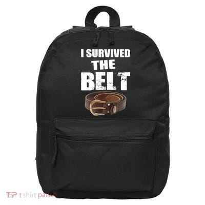 I Survived The Belt 16 in Basic Backpack