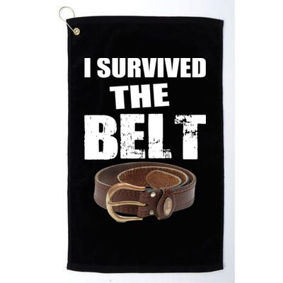 I Survived The Belt Golf Towel