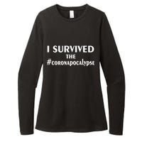 I Survived The Coronapocalypse Womens CVC Long Sleeve Shirt