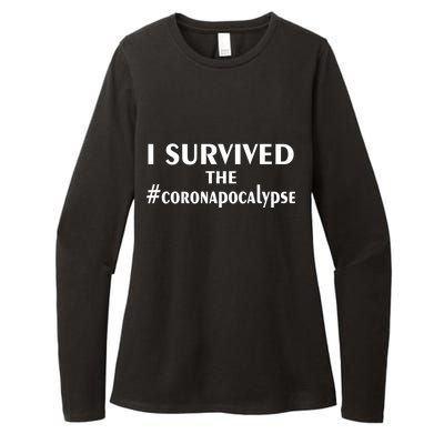 I Survived The Coronapocalypse Womens CVC Long Sleeve Shirt